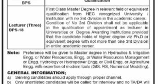 University of Engineering And Technology jobs In Lahore